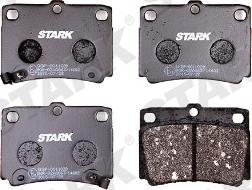 Stark SKBP-0011029 - Kit de plaquettes de frein, frein à disque cwaw.fr