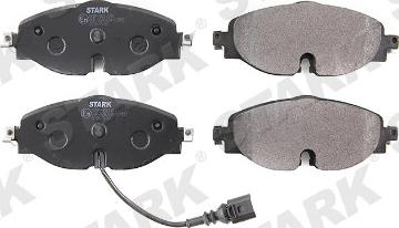 Stark SKBP-0011151 - Kit de plaquettes de frein, frein à disque cwaw.fr