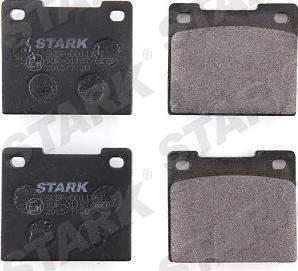 Stark SKBP-0011161 - Kit de plaquettes de frein, frein à disque cwaw.fr