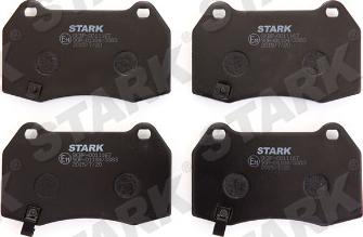 Stark SKBP-0011167 - Kit de plaquettes de frein, frein à disque cwaw.fr