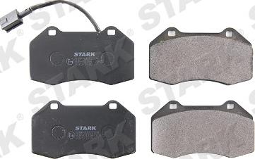 Stark SKBP-0011104 - Kit de plaquettes de frein, frein à disque cwaw.fr