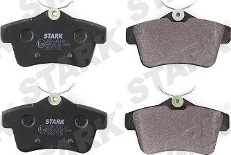 Stark SKBP-0011107 - Kit de plaquettes de frein, frein à disque cwaw.fr