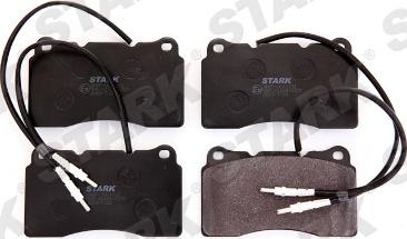 Stark SKBP-0011131 - Kit de plaquettes de frein, frein à disque cwaw.fr