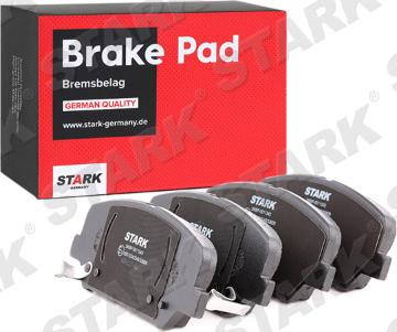 Stark SKBP-0011343 - Kit de plaquettes de frein, frein à disque cwaw.fr