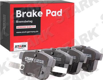 Stark SKBP-0011296 - Kit de plaquettes de frein, frein à disque cwaw.fr