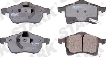 Stark SKBP-0011254 - Kit de plaquettes de frein, frein à disque cwaw.fr