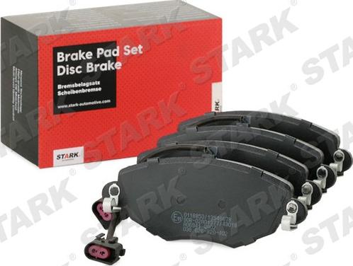 Stark SKBP-0011760 - Kit de plaquettes de frein, frein à disque cwaw.fr