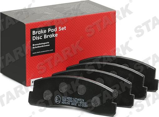 Stark SKBP-0011726 - Kit de plaquettes de frein, frein à disque cwaw.fr