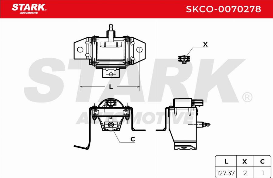 Stark SKCO-0070278 - Bobine d'allumage cwaw.fr