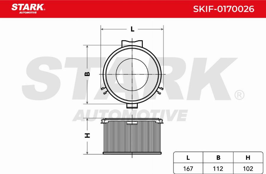 Stark SKIF-0170026 - Filtre, air de l'habitacle cwaw.fr