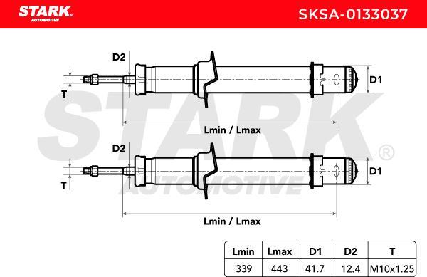 Stark SKSA-0133037 - Amortisseur cwaw.fr