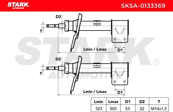 Stark SKSA-0133369 - Amortisseur cwaw.fr