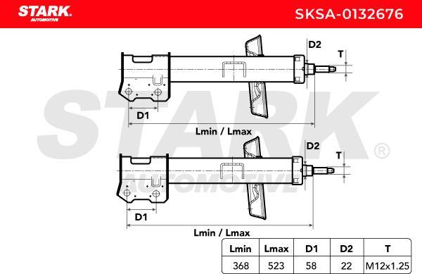 Stark SKSA-0132676 - Amortisseur cwaw.fr