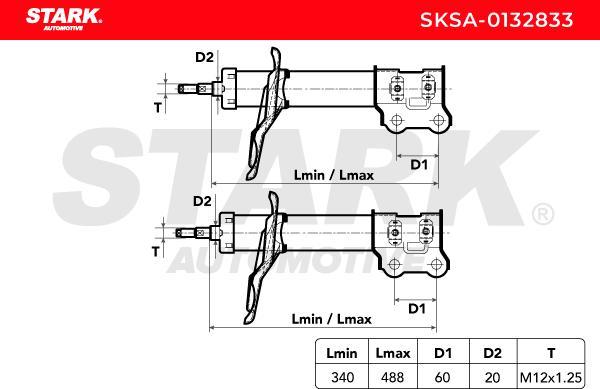 Stark SKSA-0132833 - Amortisseur cwaw.fr