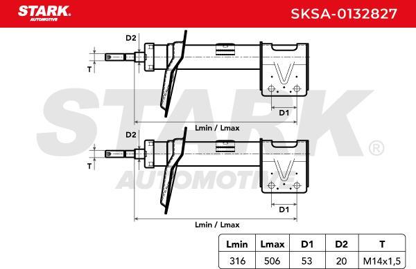 Stark SKSA-0132827 - Amortisseur cwaw.fr