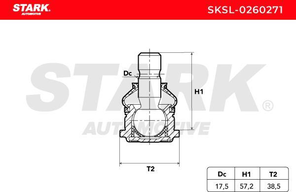 Stark SKSL-0260271 - Rotule de suspension cwaw.fr