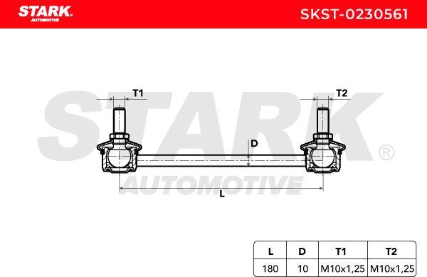 Stark SKST-0230561 - Entretoise / tige, stabilisateur cwaw.fr