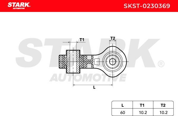 Stark SKST-0230369 - Entretoise / tige, stabilisateur cwaw.fr