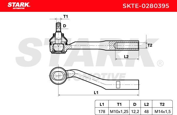 Stark SKTE-0280395 - Rotule de barre de connexion cwaw.fr