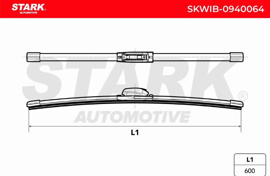 Stark SKWIB-0940064 - Balai d'essuie-glace cwaw.fr