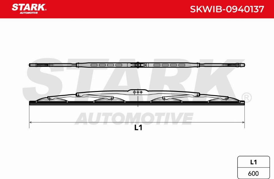 Stark SKWIB-0940137 - Balai d'essuie-glace cwaw.fr