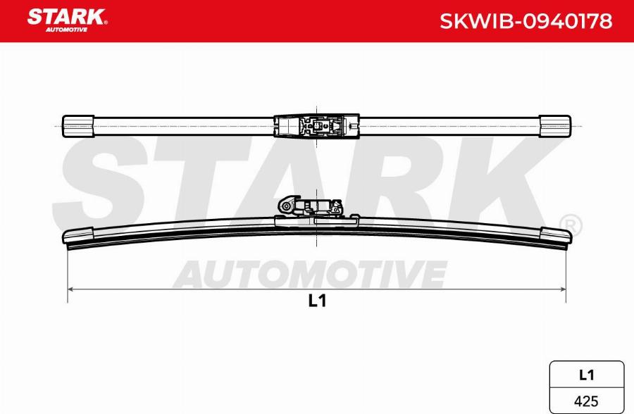 Stark SKWIB-0940178 - Balai d'essuie-glace cwaw.fr