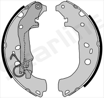 Starline BC 08590 - Jeu de mâchoires de frein cwaw.fr