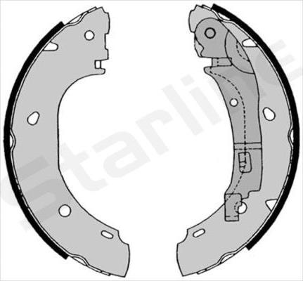 Starline BC 08540 - Jeu de mâchoires de frein cwaw.fr