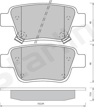 Textar 23620 166 0 5 - Kit de plaquettes de frein, frein à disque cwaw.fr