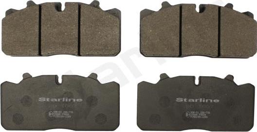 Starline BD T007 - Kit de plaquettes de frein, frein à disque cwaw.fr