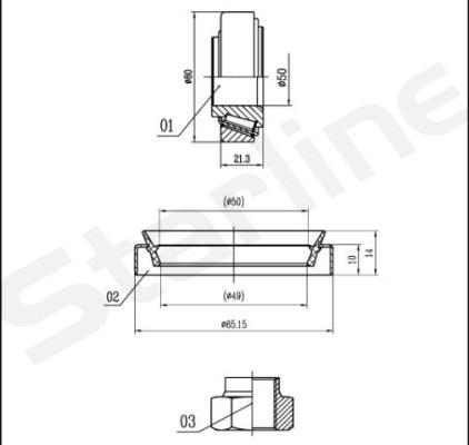 Starline LO 01444 - Kit de roulements de roue cwaw.fr