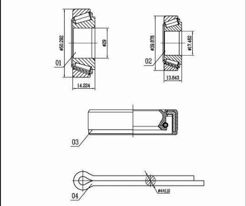 Starline LO 03519 - Kit de roulements de roue cwaw.fr