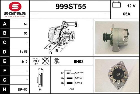 STARTCAR 999ST55 - Alternateur cwaw.fr