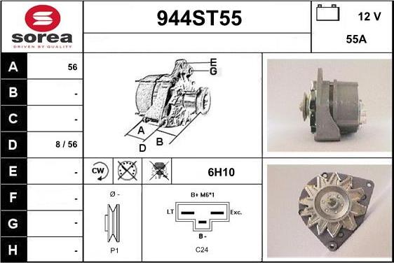 STARTCAR 944ST55 - Alternateur cwaw.fr