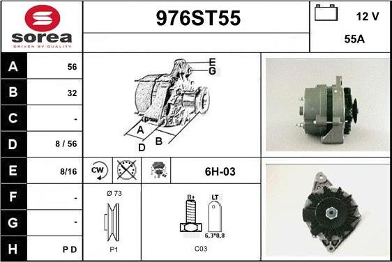 STARTCAR 976ST55 - Alternateur cwaw.fr