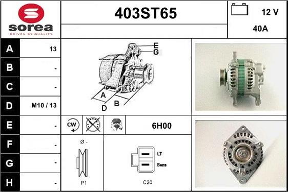 STARTCAR 403ST65 - Alternateur cwaw.fr