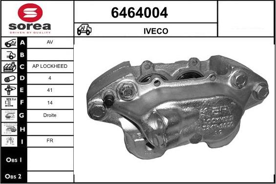 STARTCAR 6464004 - Étrier de frein cwaw.fr