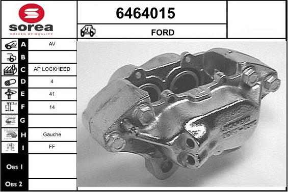 STARTCAR 6464015 - Étrier de frein cwaw.fr