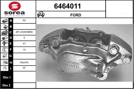 STARTCAR 6464011 - Étrier de frein cwaw.fr