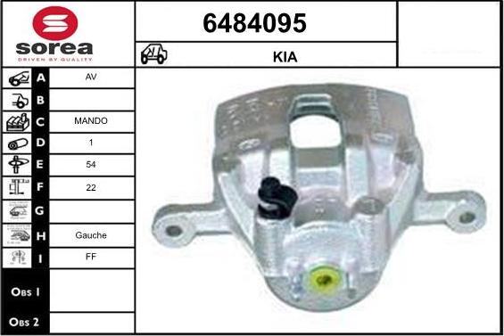 STARTCAR 6484095 - Étrier de frein cwaw.fr