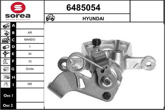 STARTCAR 6485054 - Étrier de frein cwaw.fr