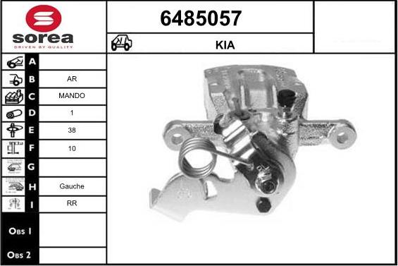 STARTCAR 6485057 - Étrier de frein cwaw.fr