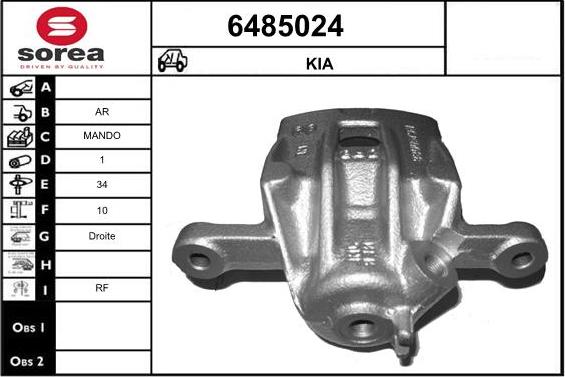 STARTCAR 6485024 - Étrier de frein cwaw.fr