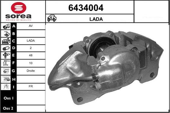 STARTCAR 6434004 - Étrier de frein cwaw.fr