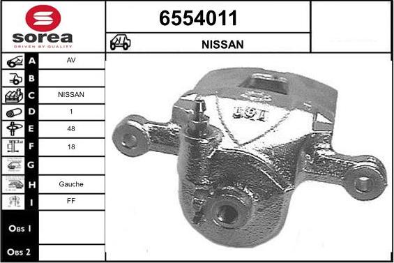 STARTCAR 6554011 - Étrier de frein cwaw.fr