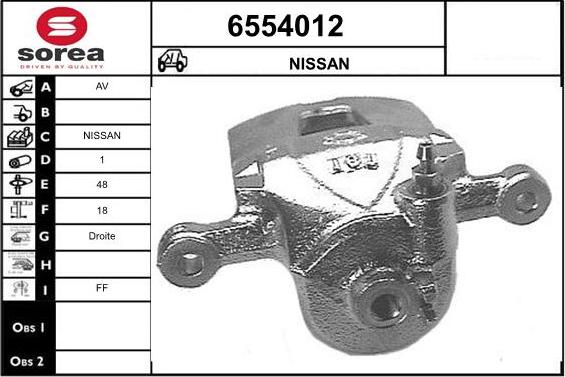 STARTCAR 6554012 - Étrier de frein cwaw.fr