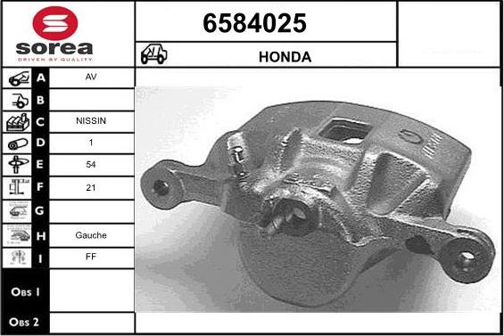 STARTCAR 6584025 - Étrier de frein cwaw.fr