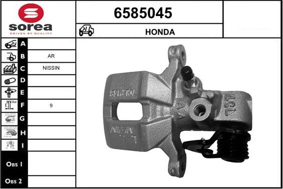 STARTCAR 6585045 - Étrier de frein cwaw.fr