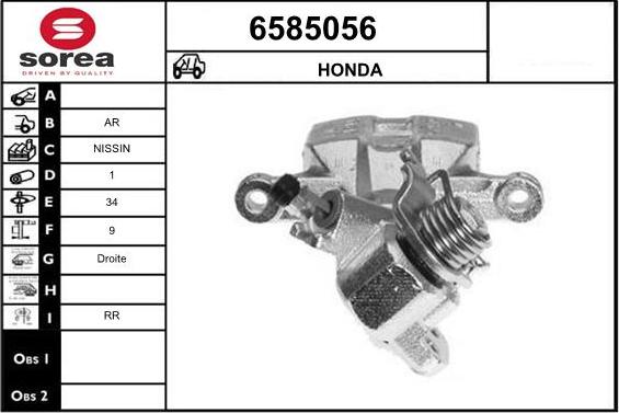 STARTCAR 6585056 - Étrier de frein cwaw.fr