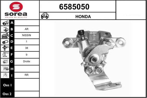 STARTCAR 6585050 - Étrier de frein cwaw.fr